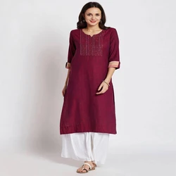 Kurta Embroidered Fabric