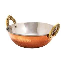 Copper Round Kadai