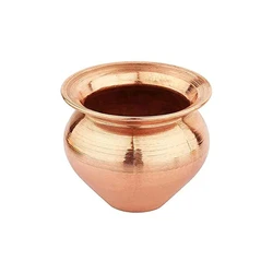 Round Copper Lota