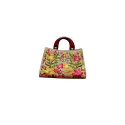 Silk Embroidery Handbag