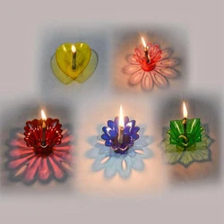 Diwali 3d Reflected Diyas