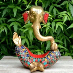 Modern Brass Ganesha