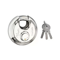 Stainless Steel Disc Padlock