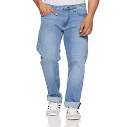 Regular Slim Fit Washed Denim Mens Jeans Pant Low Price