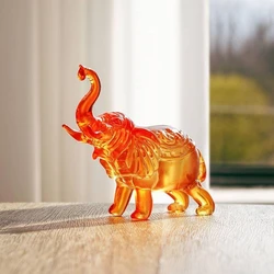 Elephant Crystal Statue