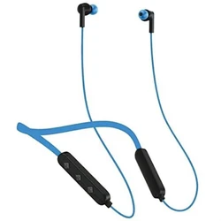 Blue Bluetooth Neckband Headset
