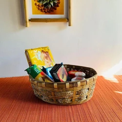 Bamboo Gift Basket