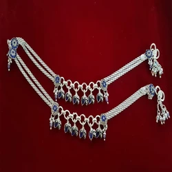 Fancy Silver Anklet
