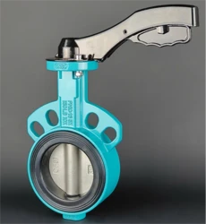 Manual aluminum alloy butterfly valve