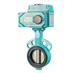 Aluminum alloy electric butterfly valve
