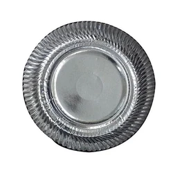 Silver Paper Plate
