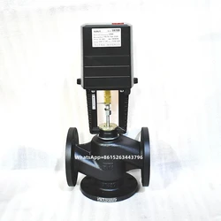 Electric proportional integral three-way regulating valve