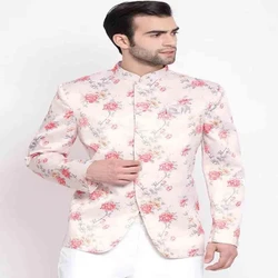 Multicolored Part Wear Floral Print Mens Blazer Online