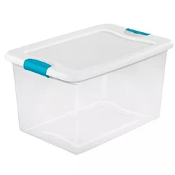 Plastic Storage Bins, Simple, lightweight design