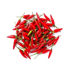 Small Red Chilli, Vitamins, conical in shape
