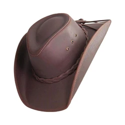 Mens Leather Hat