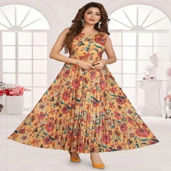 Printed Chiffon Kurti