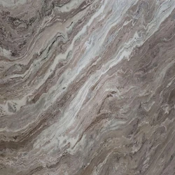 Premium Unique Swirling Mixture Fantasy Brown Marble Slabs