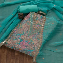 Bottom Print Salwar Suit