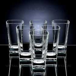 Square Plastic Water Glass