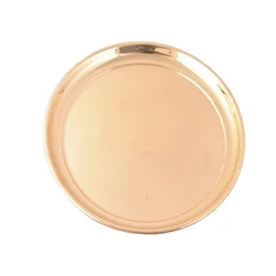 Round Brass Plate