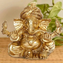 Golden Ganesh Statue