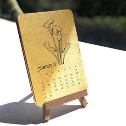 Handmade Paper Calendar