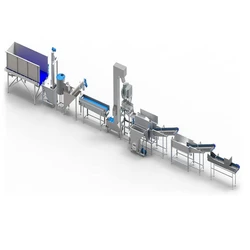 Potato Chips Making Machine Fully Automatic Chips Frying Line