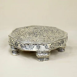 Pooja Silver Chowki