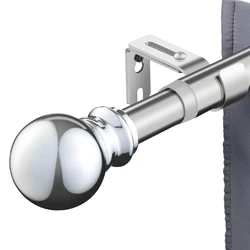 Silver Rod Curtain Bracket