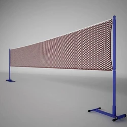 Movable Multicolour Badminton Pole