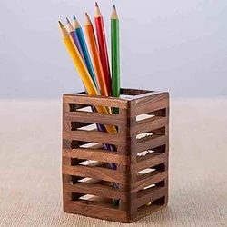 Standard Quality Wooden Pen Holder Manufacturer, Exporter