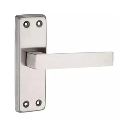 Silver Door Handle Lock