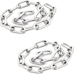 Steel 304 Long Link Chain, DIN 5685-C Standard Compliance