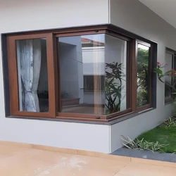 Corner Glass Window Frame