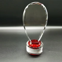 Oval Crystal Trophy