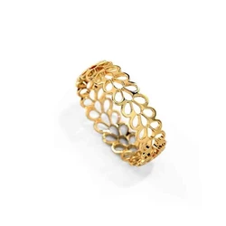 Order Modern Designer Gold Plated Rings Price Affordable