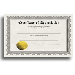 Paper Award Certificates