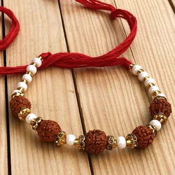 Beads Rudraksh Rakhi