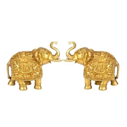 Brass Elephant Statue