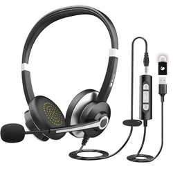 Computer Usb Microphone Headphone