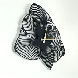 Black Azalea Antique Clock