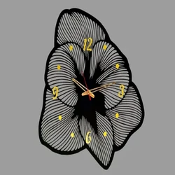 Antique Azalea Clock
