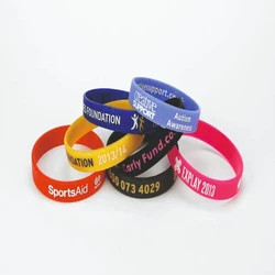 Silicon Printed Wristbands