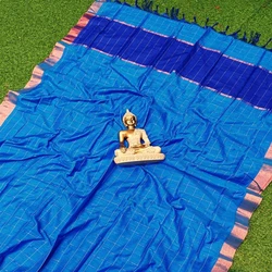 Buy Stylish Beautiful Multicolor Checks Saree Silk Fabric