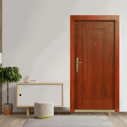 Glossy Wooden Door