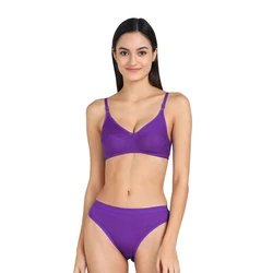 Purple Bra Panty Set