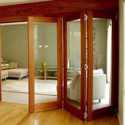 Folding Brown Doors
