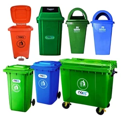 Plastic Waste Bins 