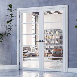 White Glass Door